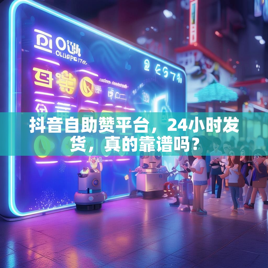 抖音自助赞平台，24小时发货，真的靠谱吗？