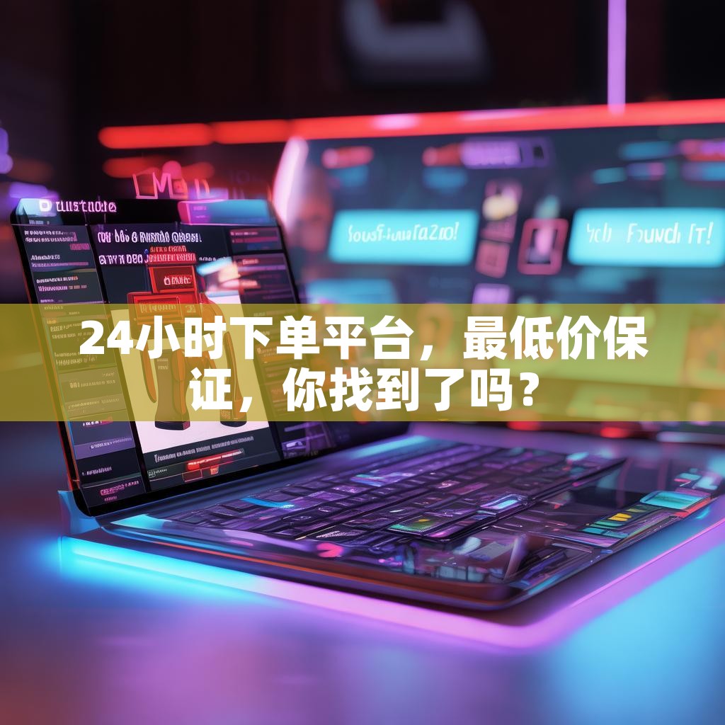 24小时下单平台，最低价保证，你找到了吗？