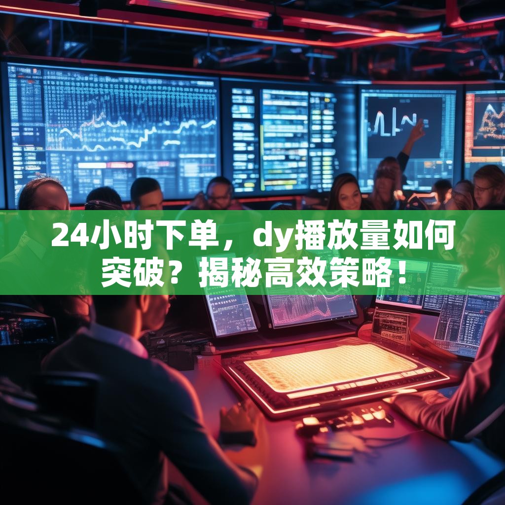 24小时下单，dy播放量如何突破？揭秘高效策略！