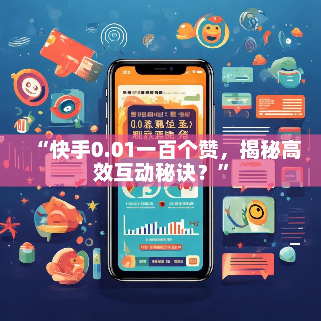 “快手0.01一百个赞，揭秘高效互动秘诀？”