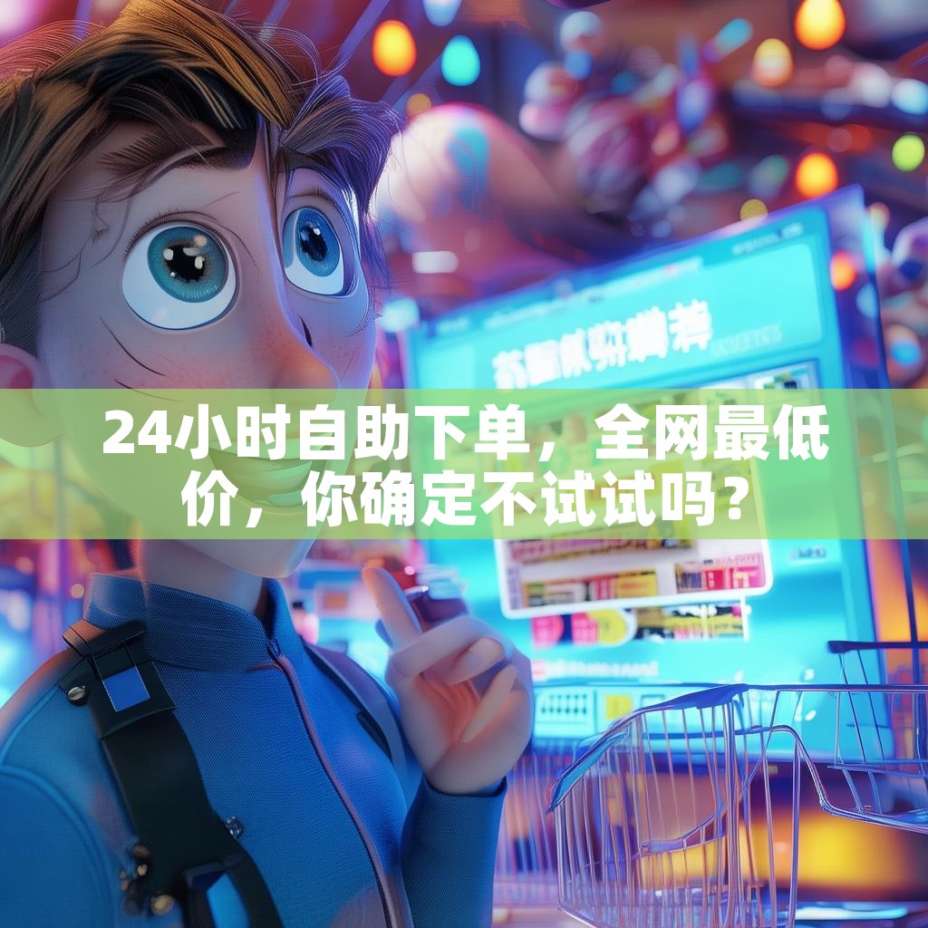 24小时自助下单，全网最低价，你确定不试试吗？