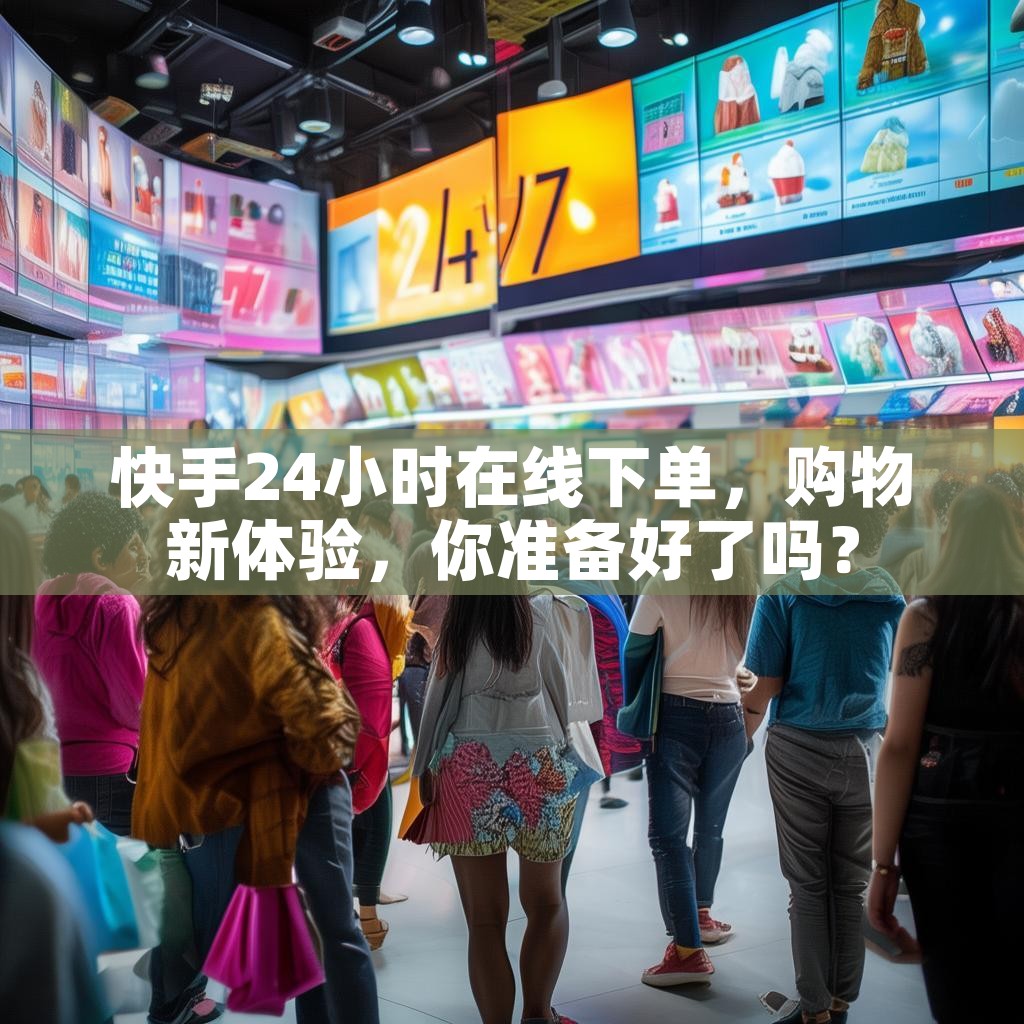 快手24小时在线下单，购物新体验，你准备好了吗？