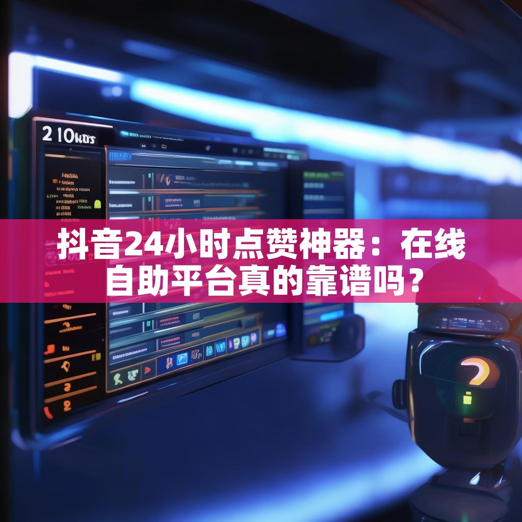 抖音24小时点赞神器：在线自助平台真的靠谱吗？