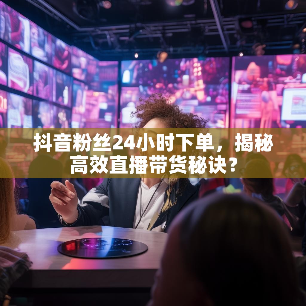 抖音粉丝24小时下单,揭秘高效直播带货秘诀? 抖音粉丝24小时下单,揭秘高效直播带货秘诀?