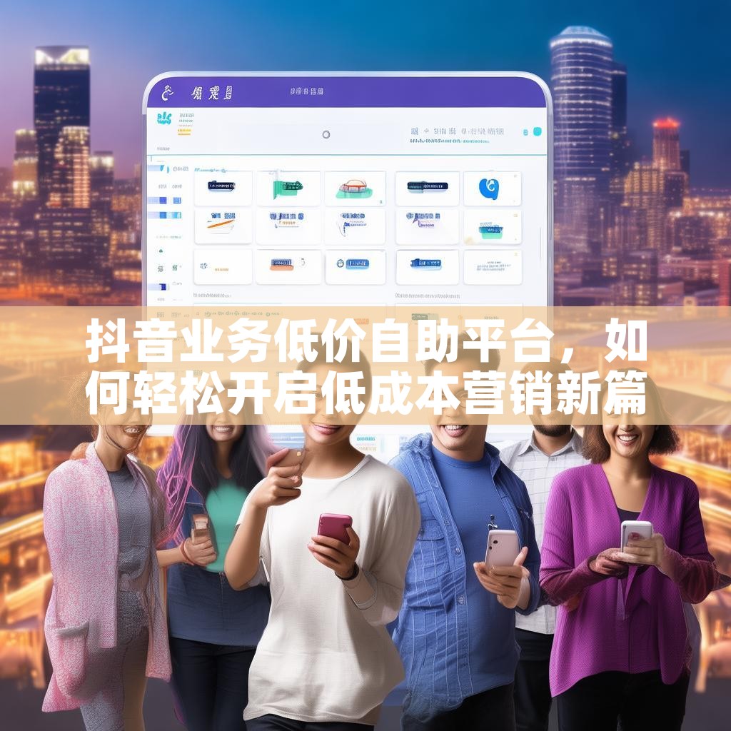 抖音业务低价自助平台，如何轻松开启低成本营销新篇章？