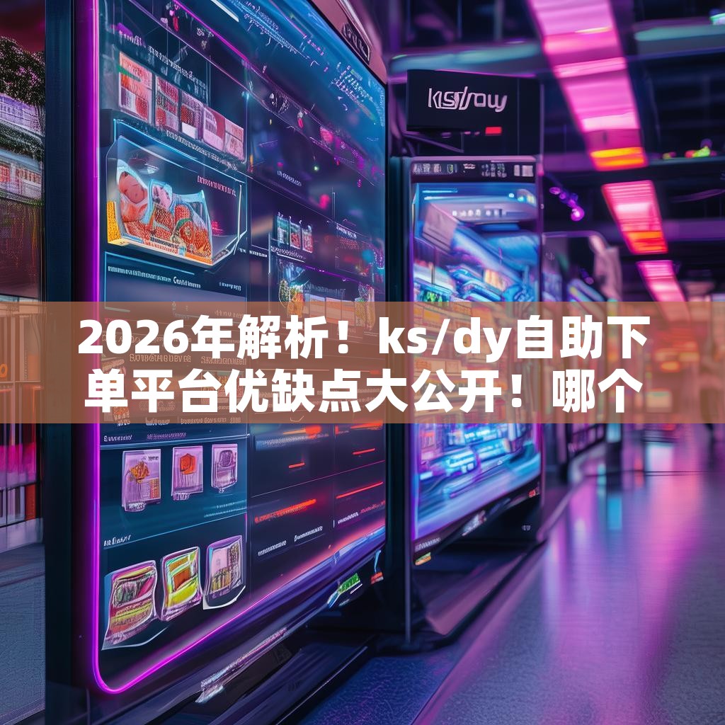 2026年解析！ks/dy自助下单平台优缺点大公开！哪个好？