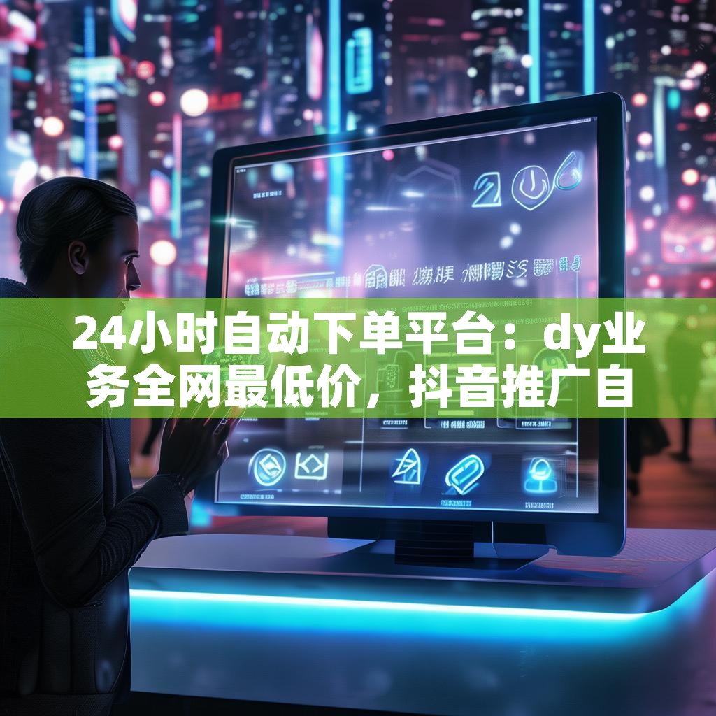 24小时自动下单平台：dy业务全网最低价，抖音推广自助平台真的这么神奇吗？