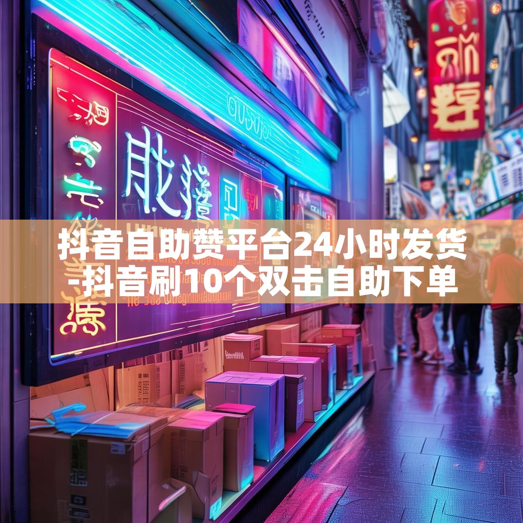 抖音自助赞平台24小时发货-抖音刷10个双击自助下单