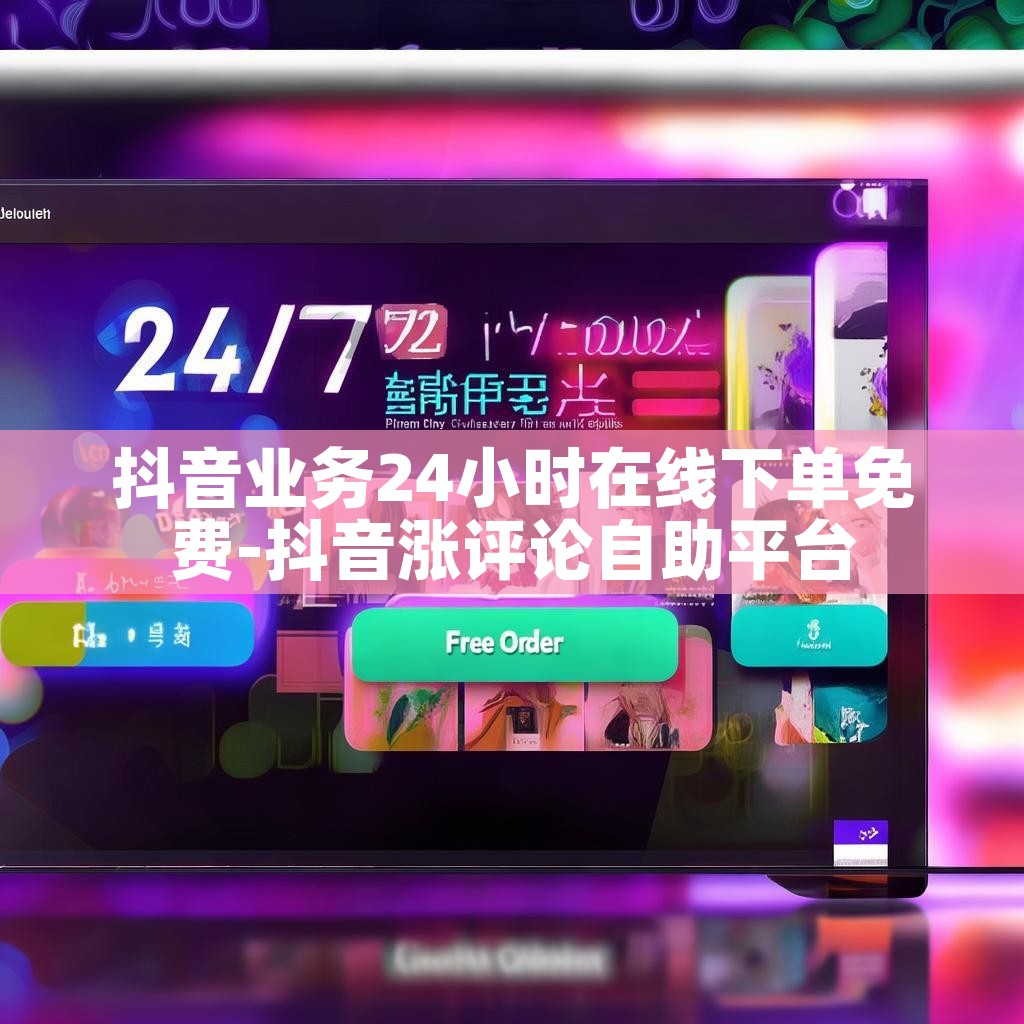 抖音业务24小时在线下单免费-抖音涨评论自助平台
