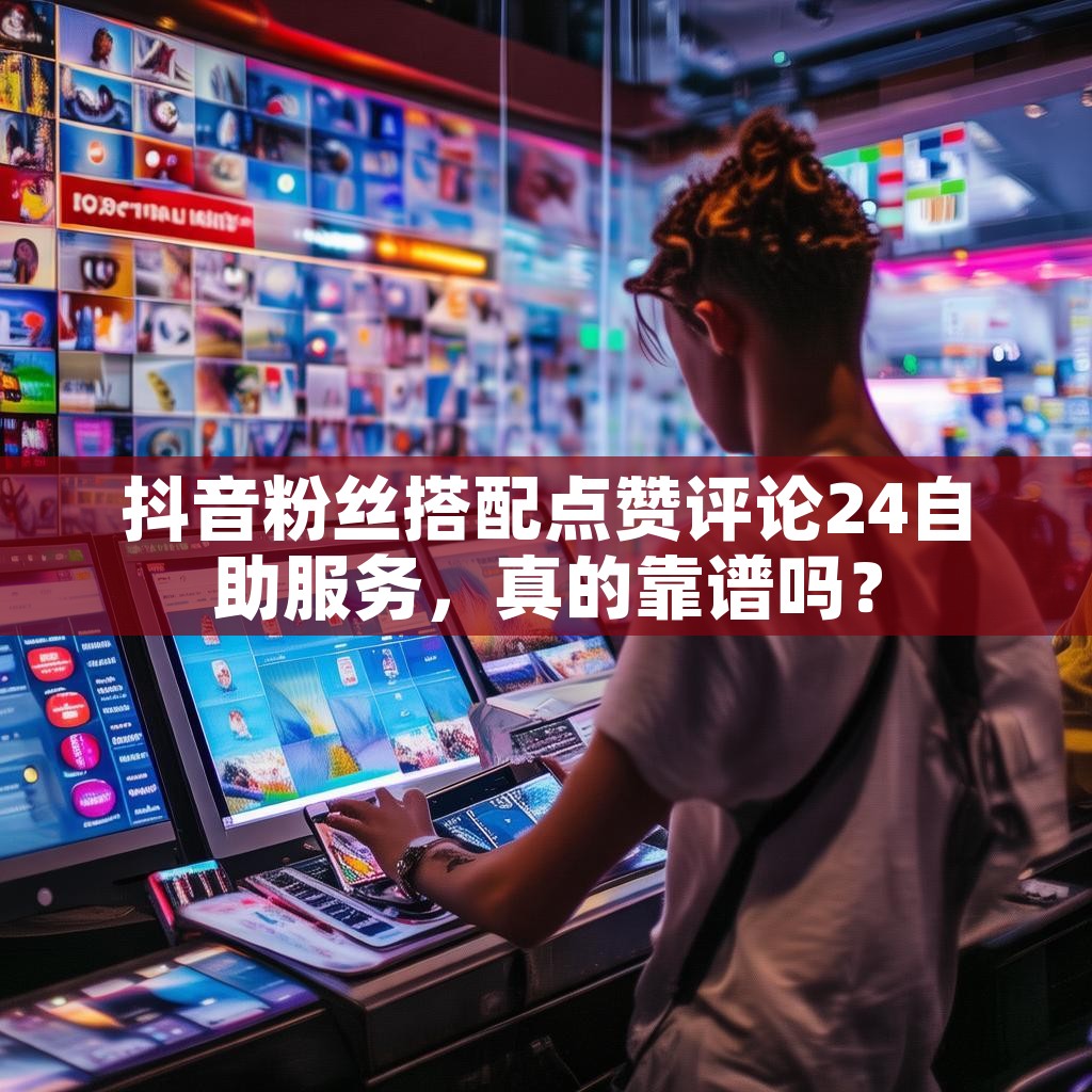 抖音粉丝搭配点赞评论24自助服务，真的靠谱吗？