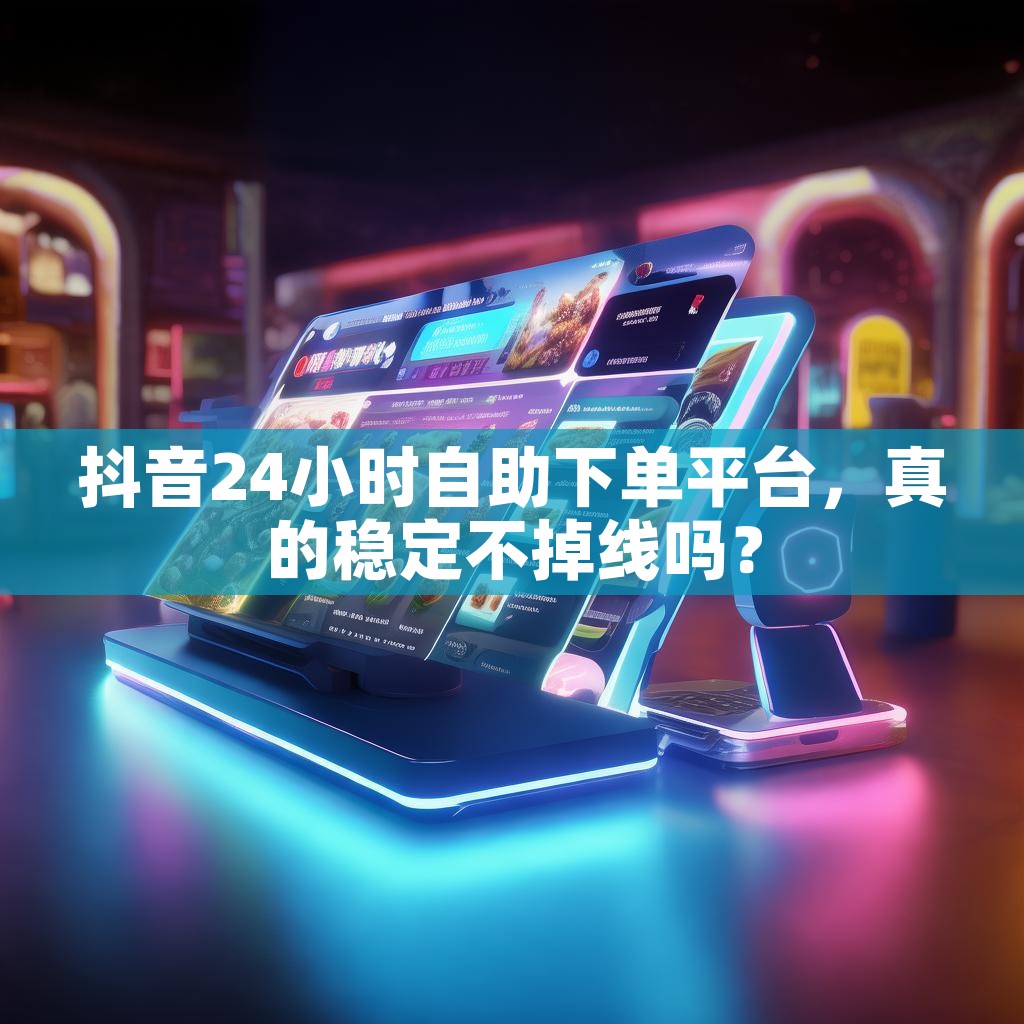 抖音24小时自助下单平台，真的稳定不掉线吗？