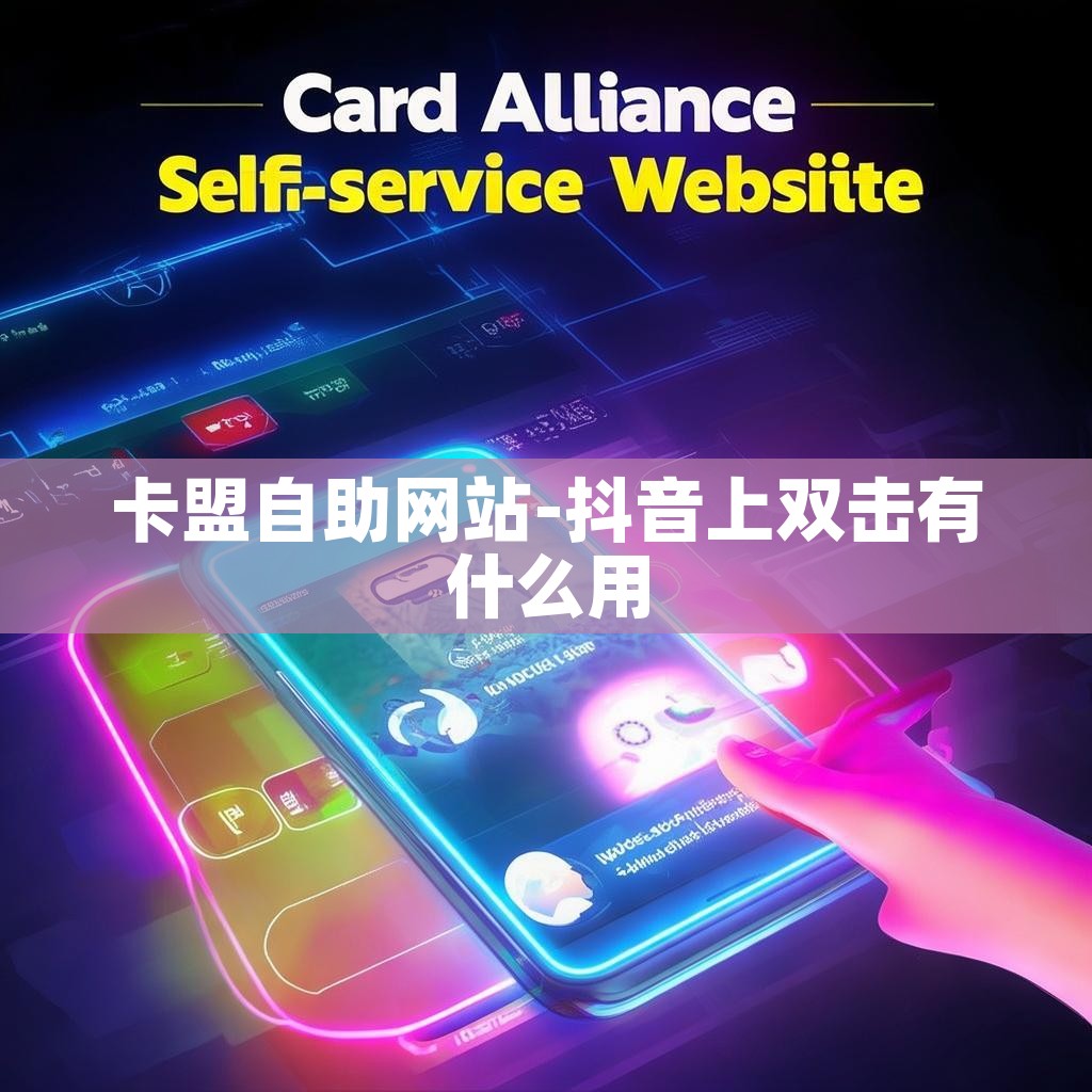 卡盟自助网站-抖音上双击有什么用