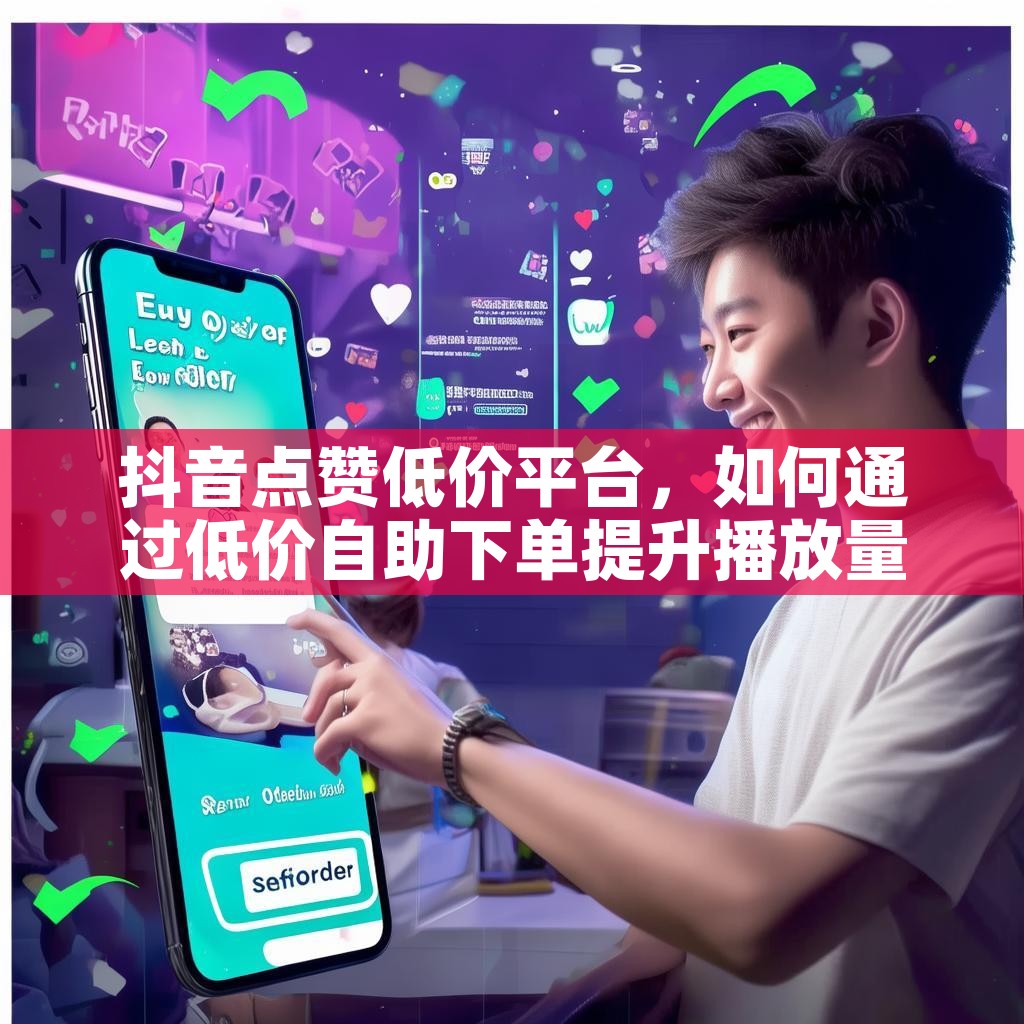 抖音点赞低价平台，如何通过低价自助下单提升播放量？