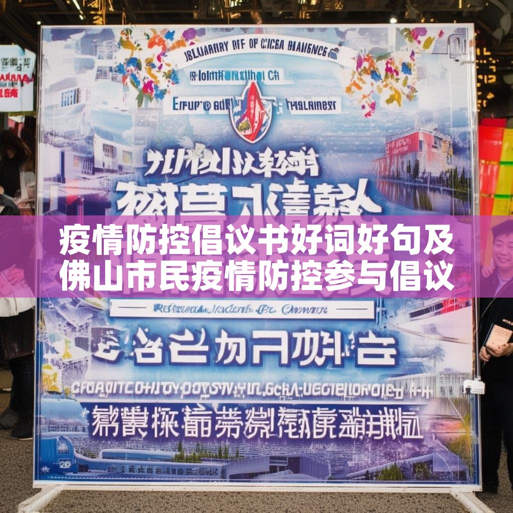 疫情防控倡议书好词好句及佛山市民疫情防控参与倡议