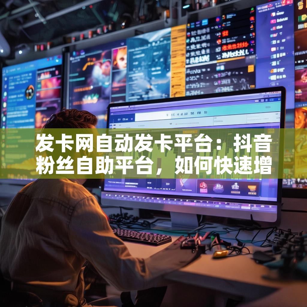 发卡网自动发卡平台：抖音粉丝自助平台，如何快速增长粉丝？