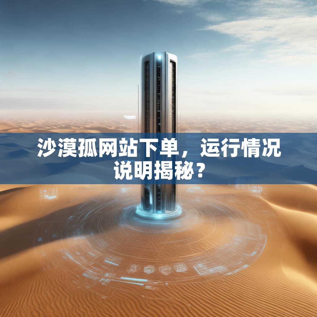 沙漠孤网站下单，运行情况说明揭秘？
