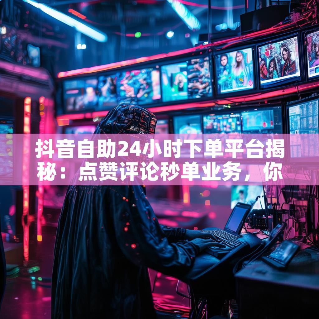 抖音自助24小时下单平台揭秘：点赞评论秒单业务，你了解吗？
