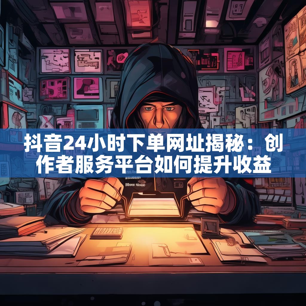抖音24小时下单网址揭秘：创作者服务平台如何提升收益？
