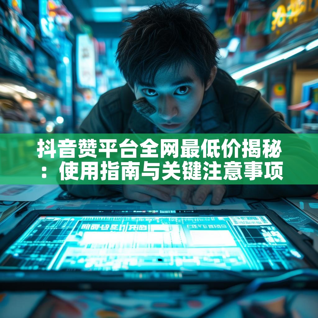 抖音赞平台全网最低价揭秘：使用指南与关键注意事项？