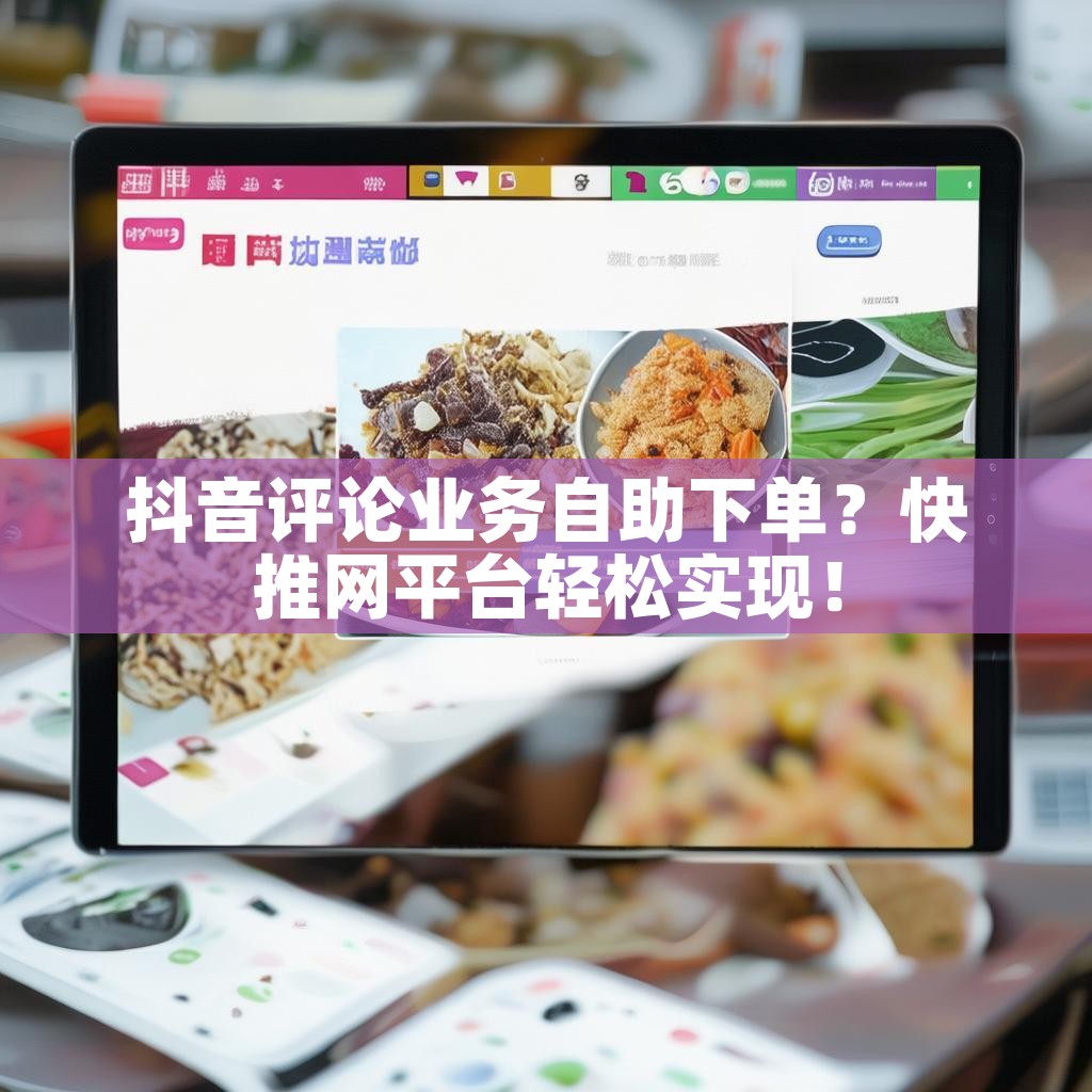 抖音评论业务自助下单？快推网平台轻松实现！