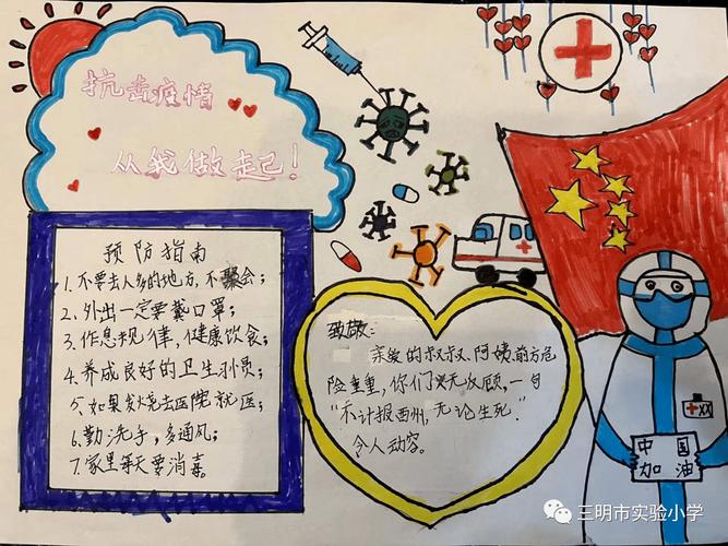 _防疫卫士画画_防疫小卫士的绘画怎么画