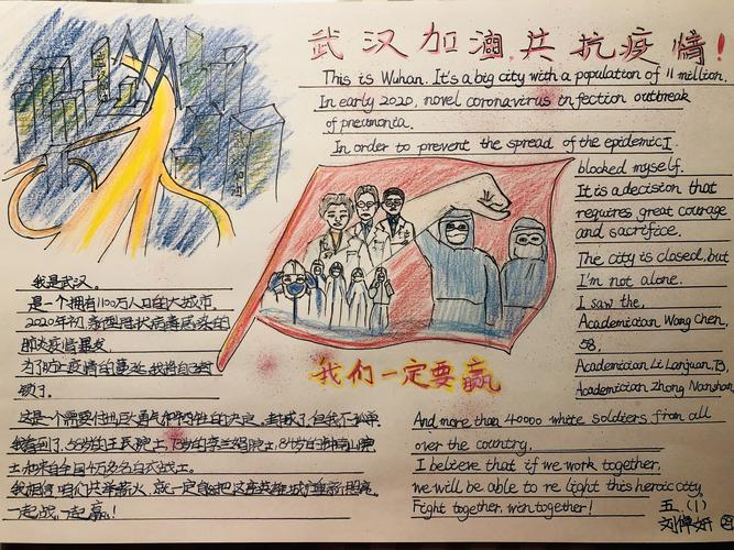 _抗疫送祝福贺卡_抗疫情祝福卡怎么做