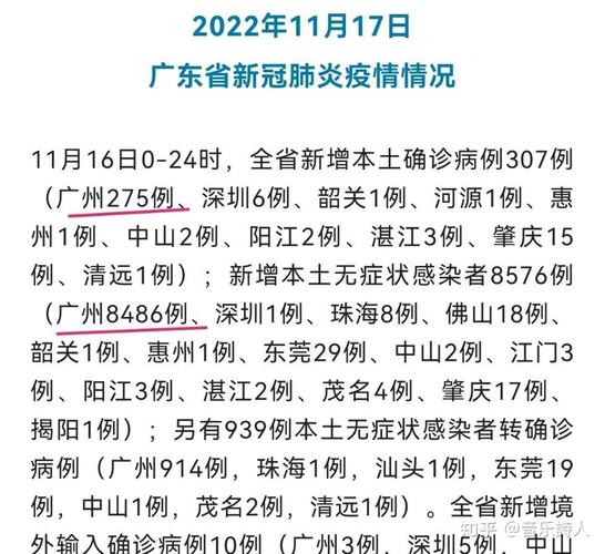 广东各时段新增本土确诊及无症状感染者病例情况汇总